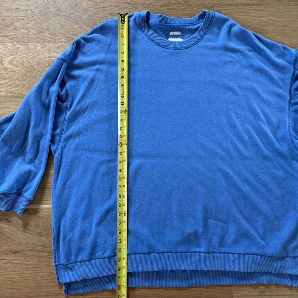 American Eagle Blue Ahh-Mazingly Soft Jegging Fit Sweatshirt XXL 2XL Comfy Cozy - Picture 11 of 12